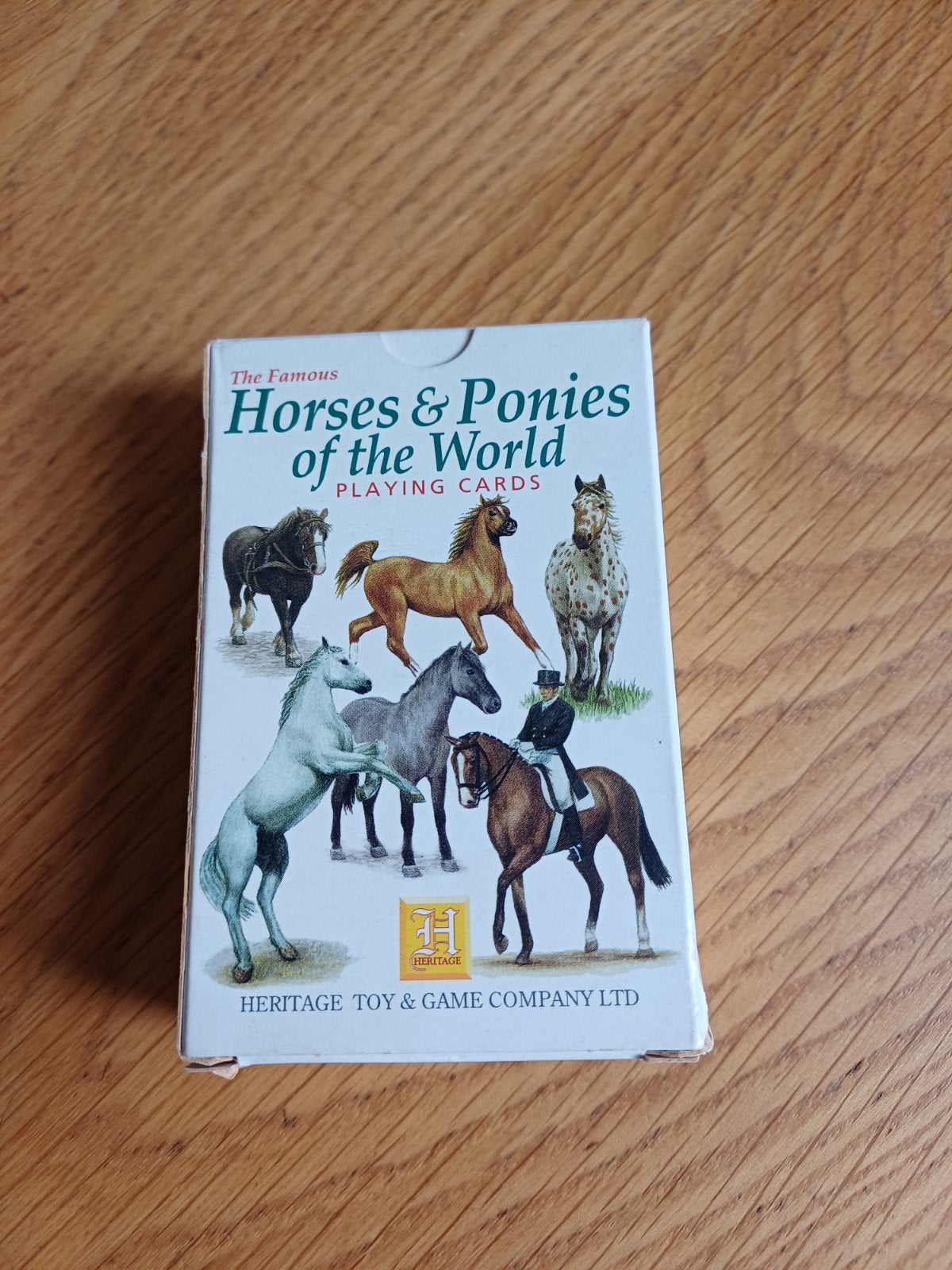Speelkaarten: Horses & Ponies of the World, Ophalen