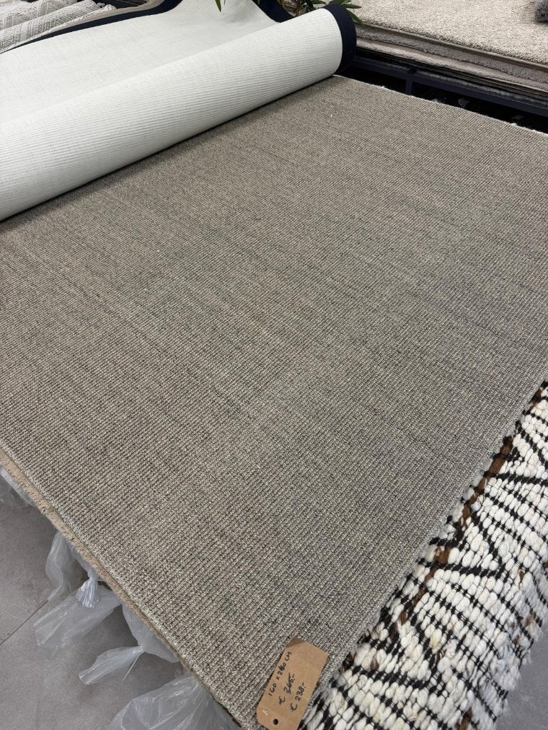 Vloerkleed sisal gold grijs natuurtapijt 160x230cm, Ophalen, Blauw, 150 tot 200 cm, Rechthoekig