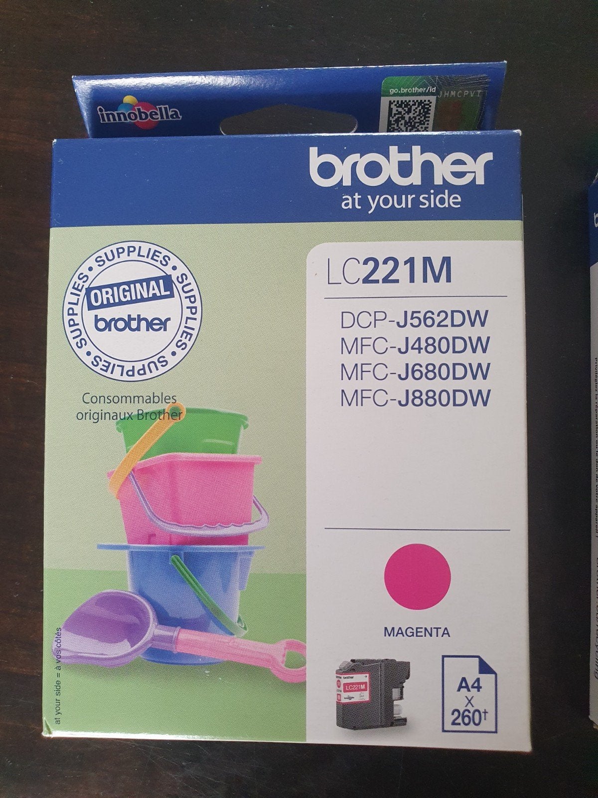 Brother LC221 Inktpatronen - 4 kleuren set (Nieuw), Ophalen of Verzenden, Nieuw, Cartridge, Brother