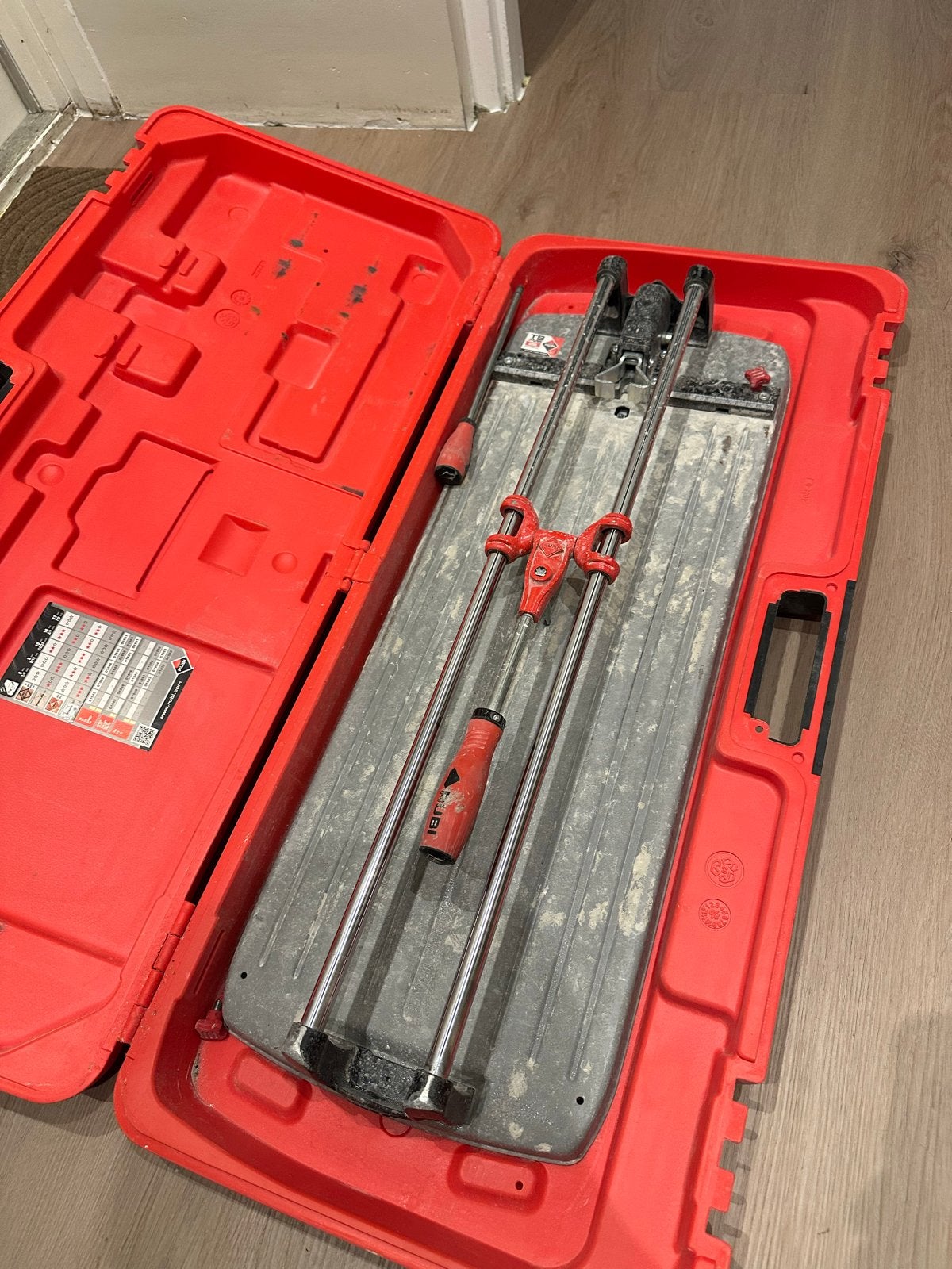 Rubi TS-MAX 66 Professionele Tegelsnijder, Gebruikt, Overige typen, Ophalen of Verzenden, Minder dan 5 m²