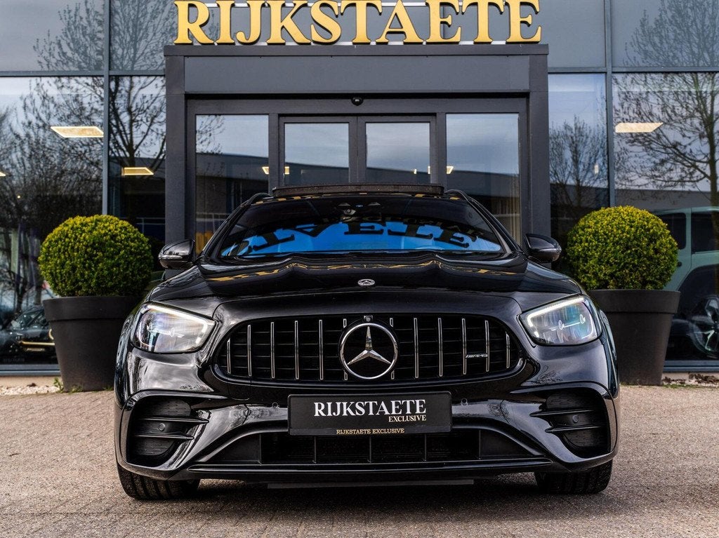 Mercedes E-klasse Estate AMG E53 4MATIC|PANO|360|BURMESTER, Auto's, Automaat, 435 pk, Gebruikt, Zwart