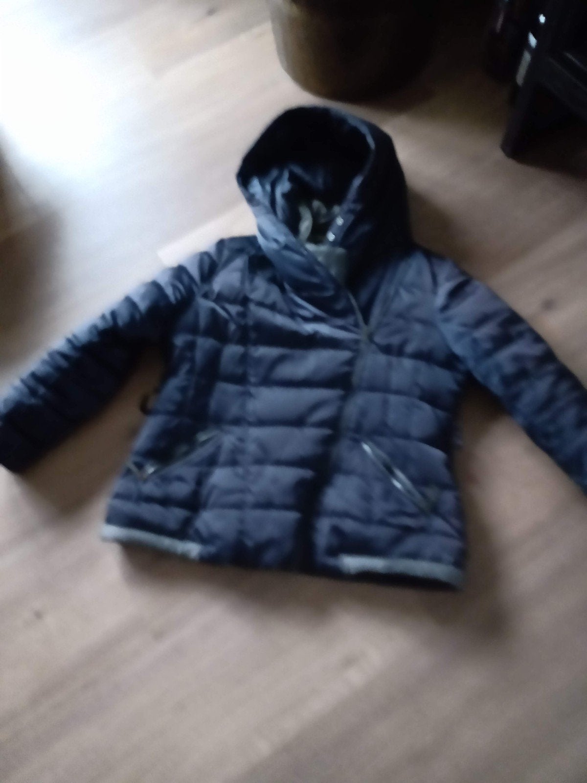 Rino & Pelle gewatteerde jas - Maat 46 (XL), Blauw, Maat 46/48 (XL) of groter, Ophalen of Verzenden, Zo goed als nieuw
