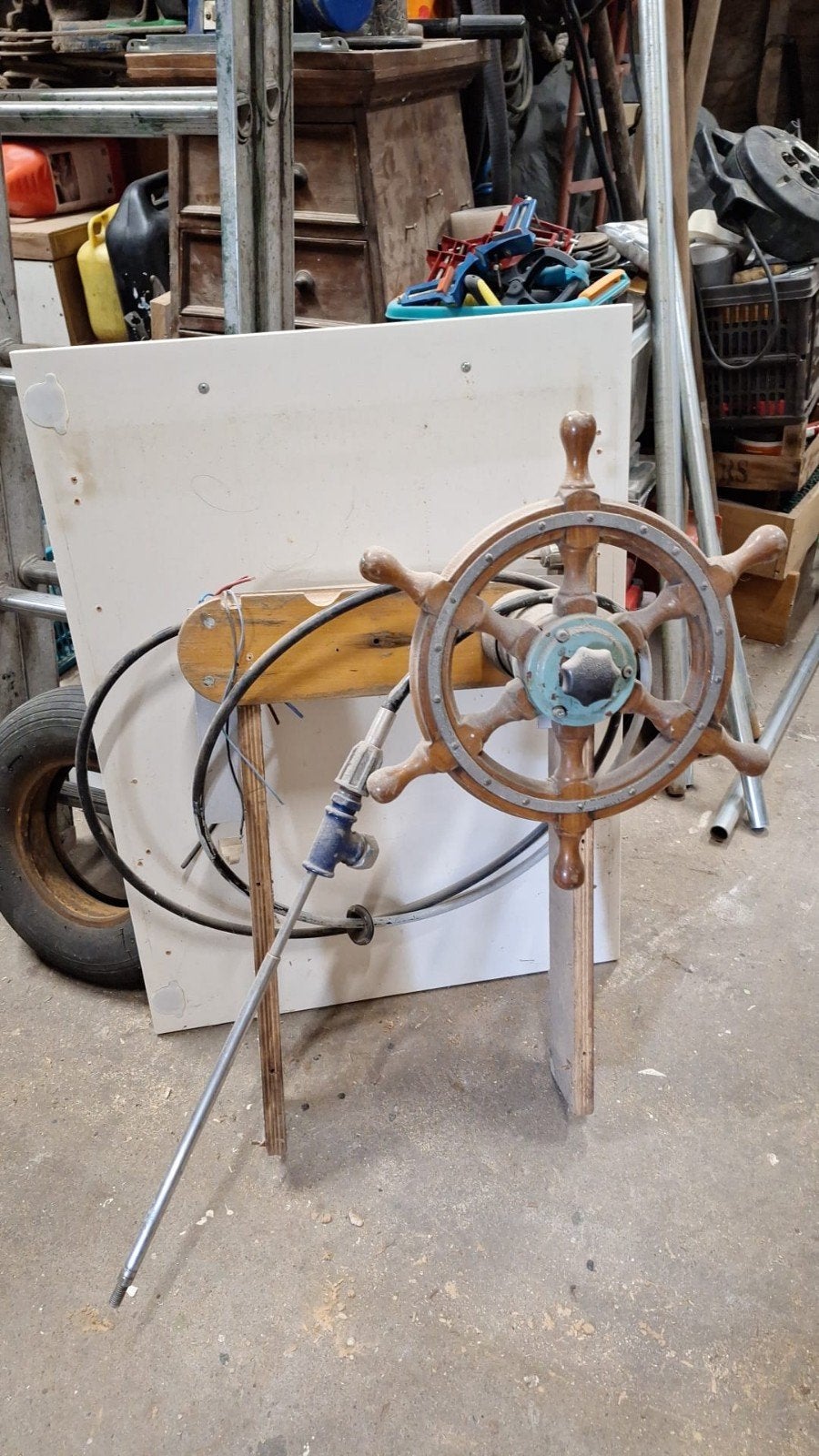 stuur voor boot, Ophalen, Gebruikt, Kabel of Apparatuur