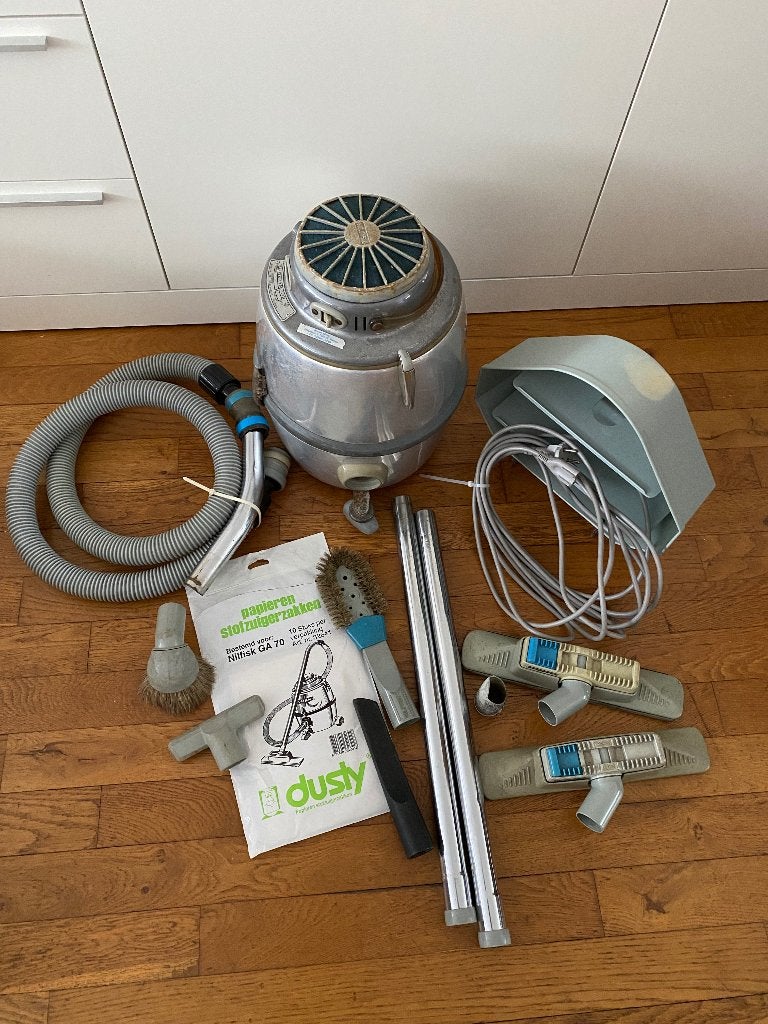 NILFISK Stofzuiger vintage Type GAD Industriele, Gebruikt, Ophalen of Verzenden, Industriële stofzuiger, Minder dan 1200 watt