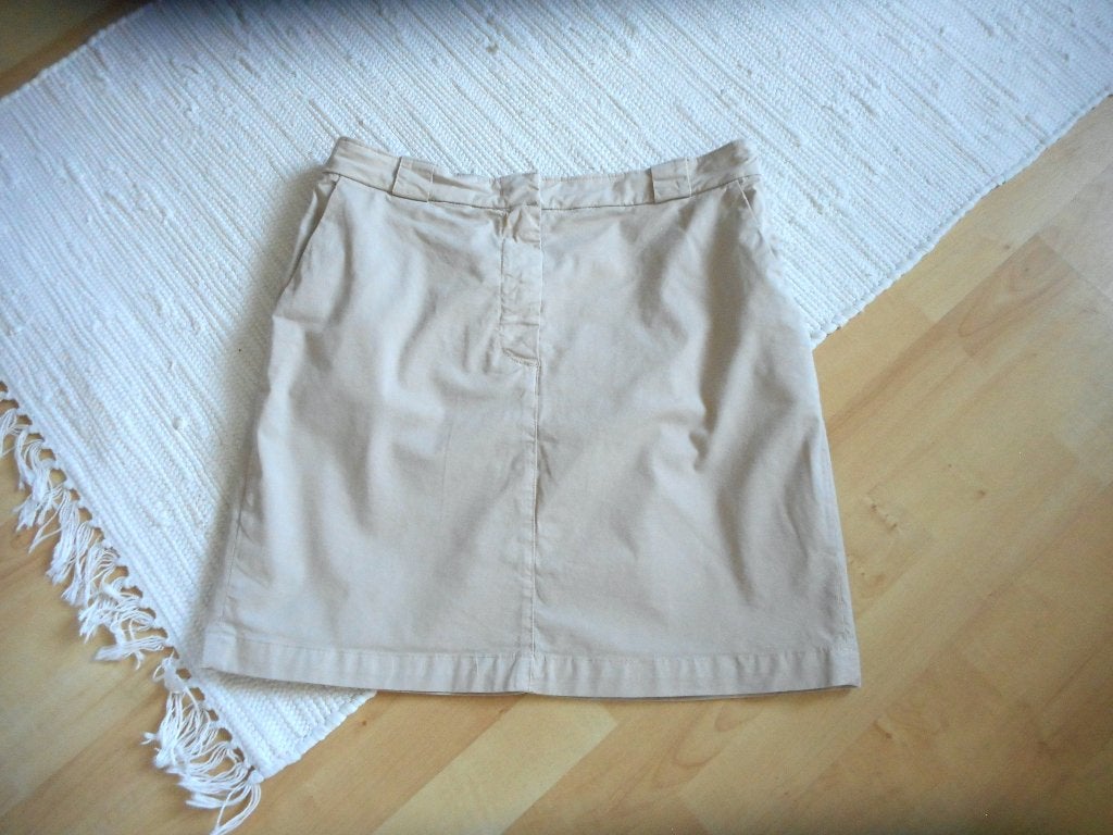 Rok van Pinko, maat 38, Beige, Ophalen of Verzenden, Zo goed als nieuw, Boven de knie