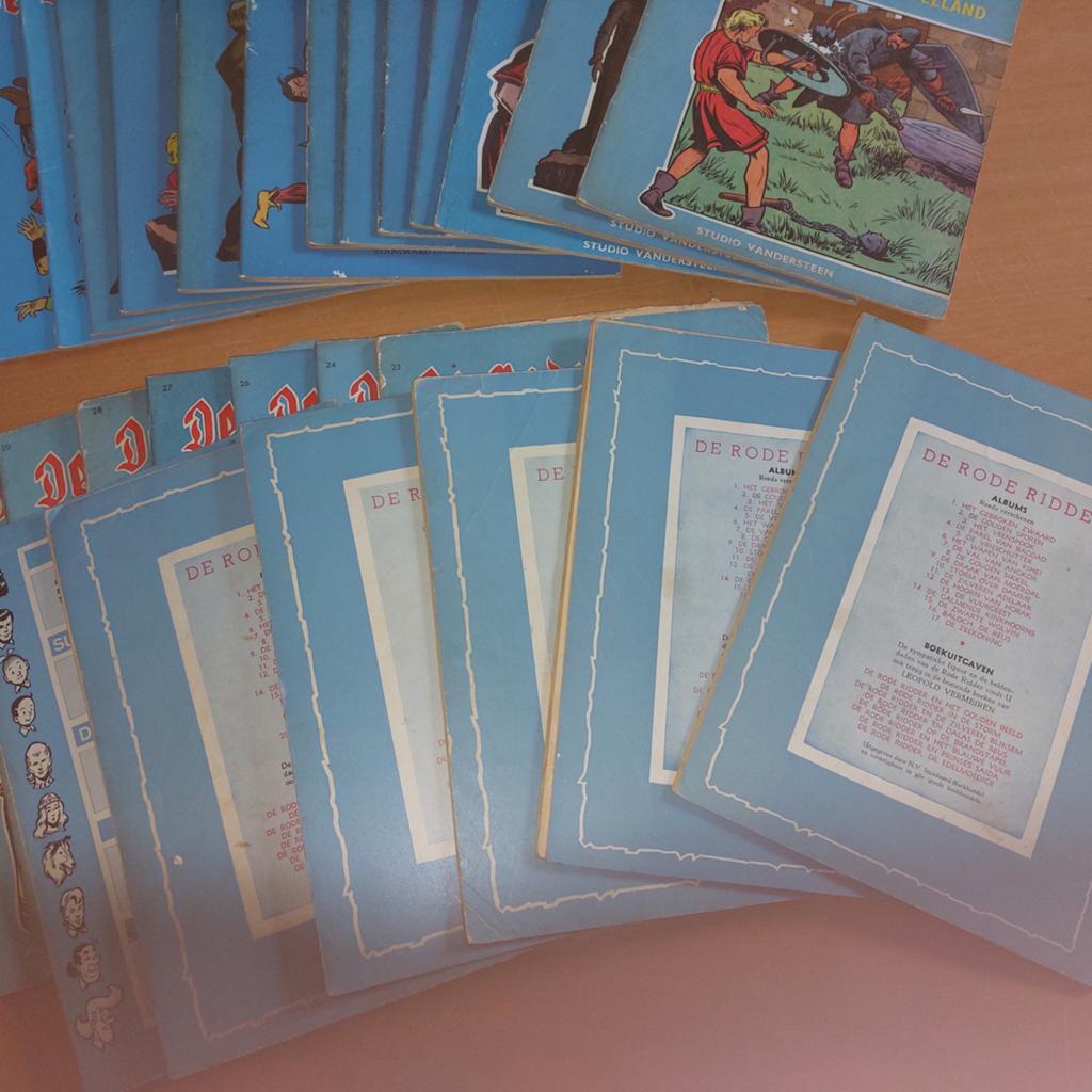 Verzameling de Rode Ridder 1e druk vanaf 1963, Boeken, Meerdere stripboeken, Ophalen of Verzenden, Gelezen, Willy Vandersteen
