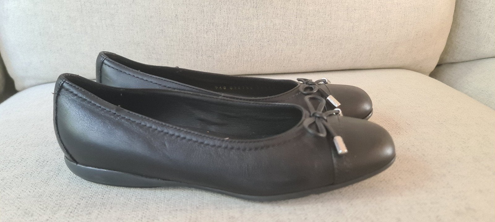Nieuwe zwarte ballerina's Geox respira 36,5 36 1/2 zwart, Geox, Zwart, Nieuw, Ballerina's
