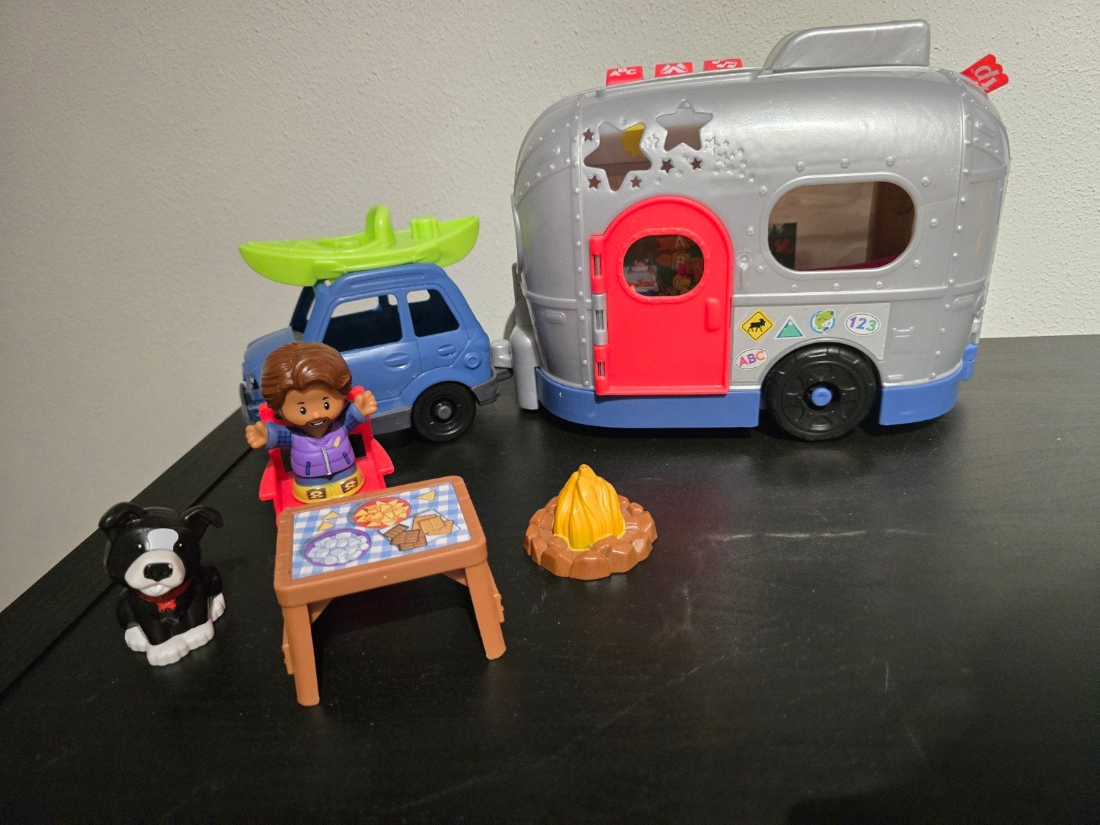 Little people auto met caravan, Ophalen, Zo goed als nieuw