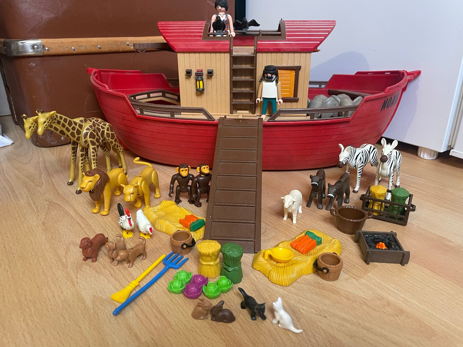 Playmobil Ark van Noach met veel dieren en figuren, Ophalen of Verzenden, Gebruikt, Jongen of Meisje