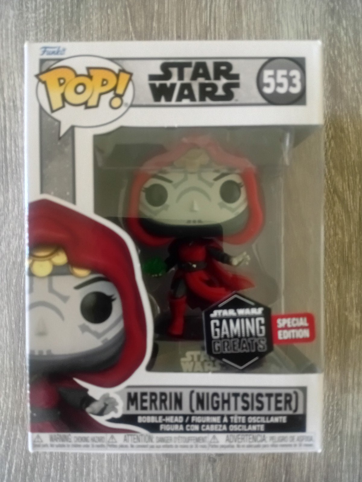 Funko Pop! Star Wars Gaming Greats Merrin (Nightsister), Verzamelen, Star Wars, Ophalen of Verzenden, Gebruikt, Actiefiguurtje