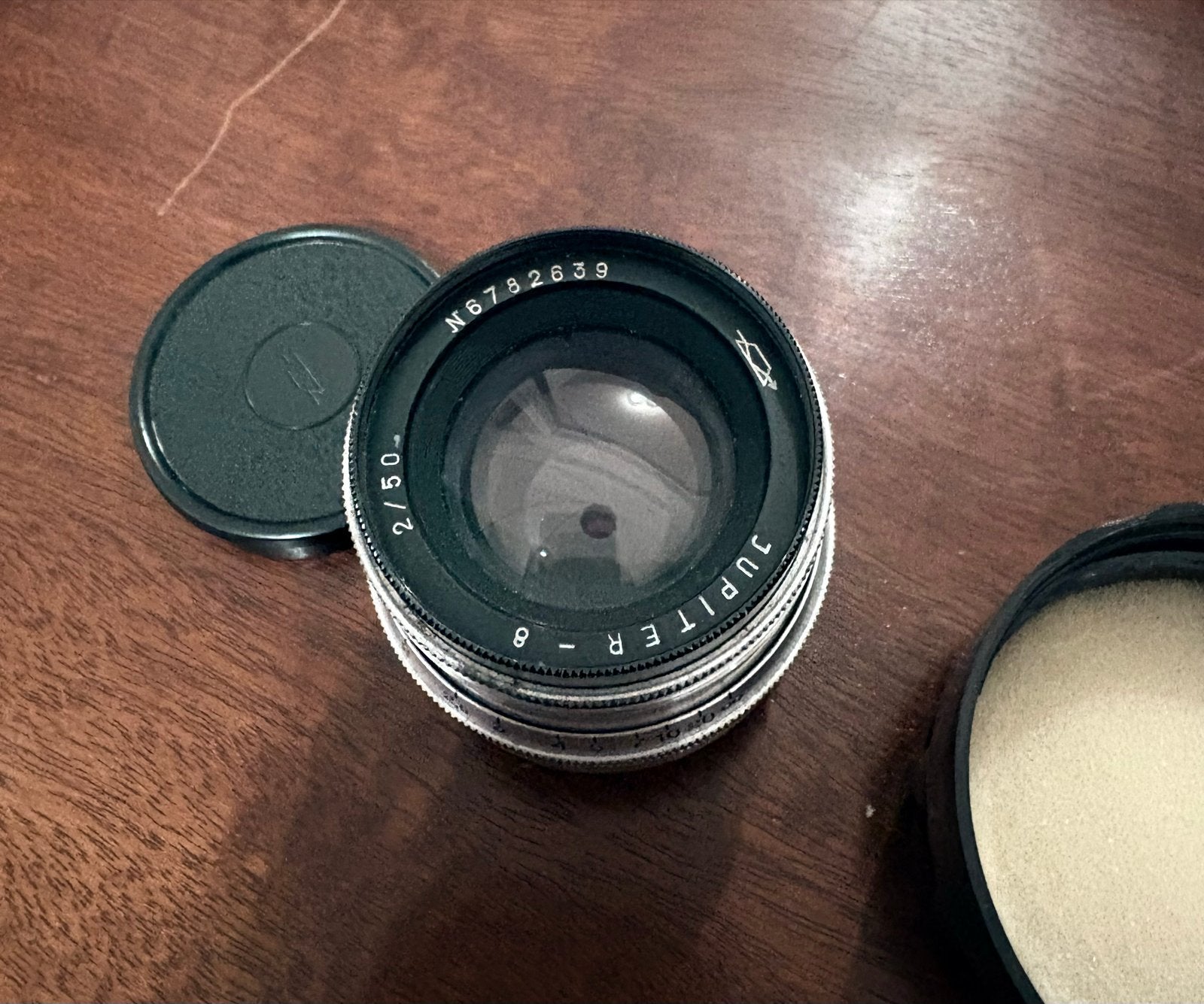 Jupiter 8 50mm f/2 LTM/M39 lens voor Leica/rangefinders, Audio, Tv en Foto, Overige merken, Gebruikt, Ophalen of Verzenden, Overige vattingen