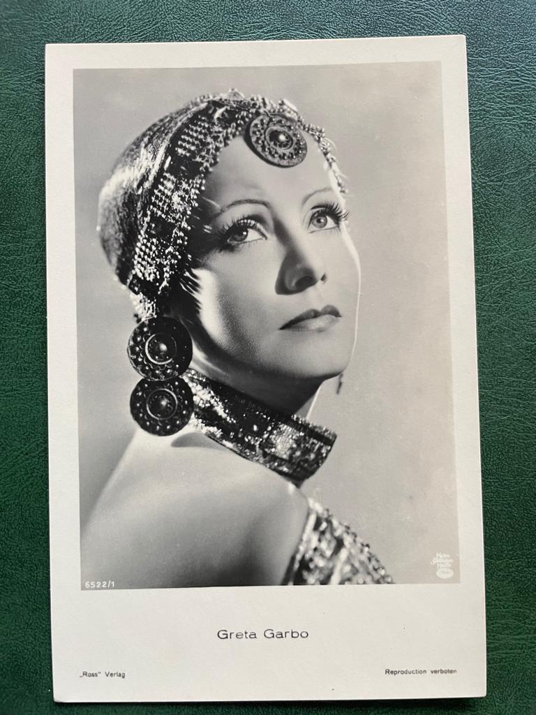 ansichtkaart / kaart van Greta Garbo 1., Verzamelen, Verzenden, 1940 tot 1960, Sterren en Beroemdheden