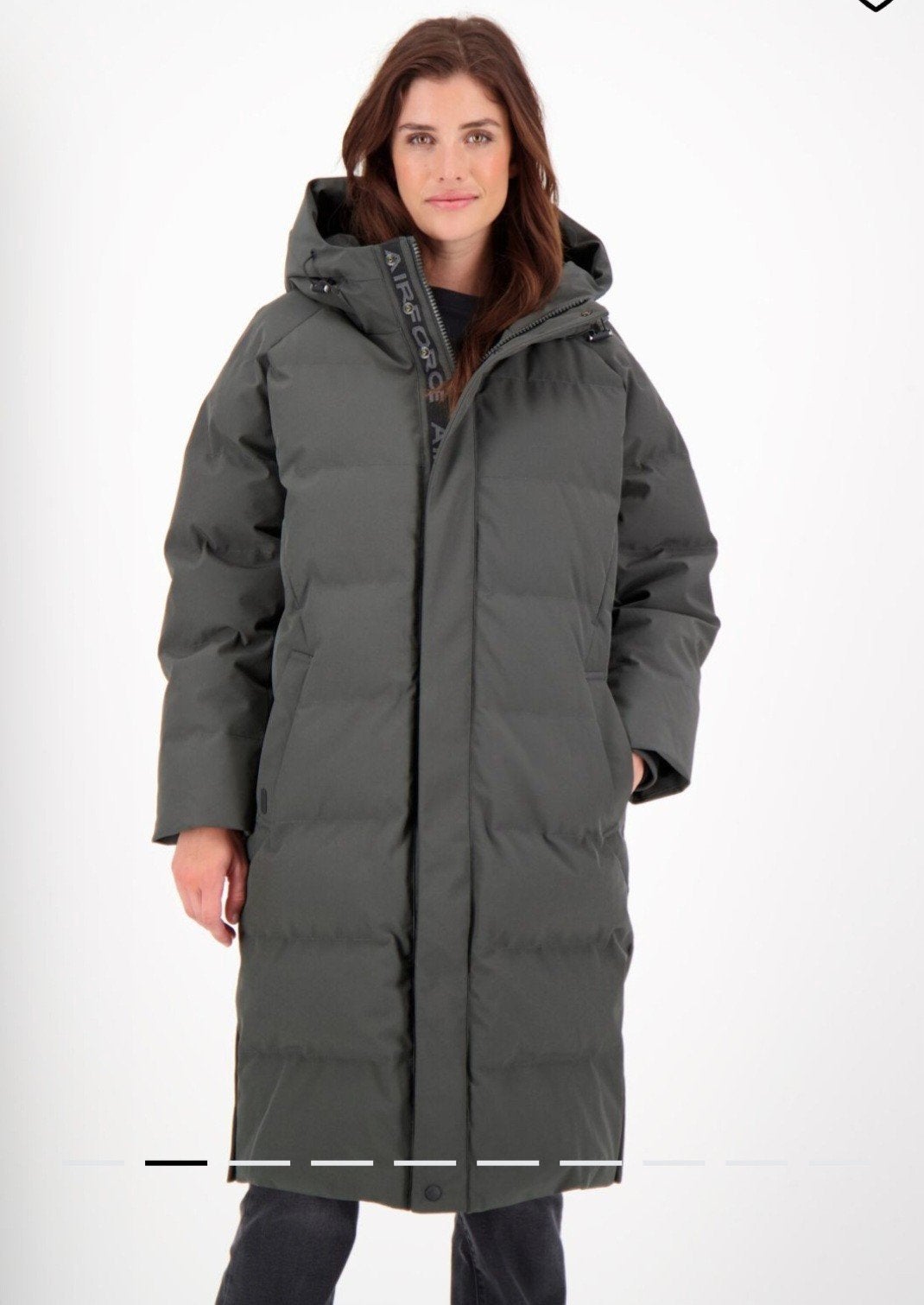 Airforce JANET PARKA Winterjas maat L OVERSIZED 
​, Kleding | Dames, Airforce, Verzenden, Grijs, Jas of Mantel