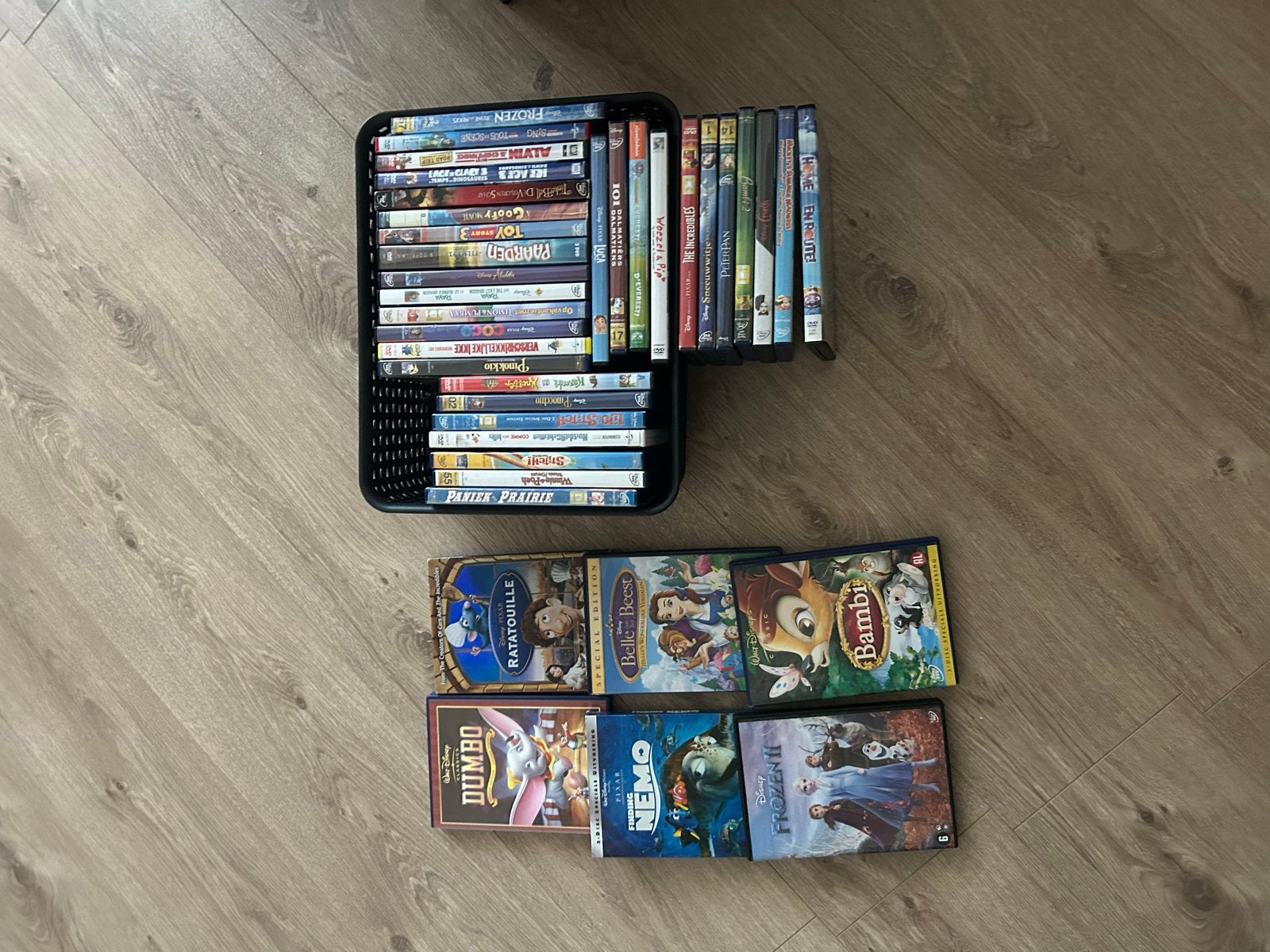 Grote collectie Disney en kinderfilms op DVD, Gebruikt, Animatie, Verzamelbox, Alle leeftijden