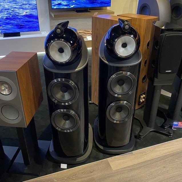 Bowers & Wilkins 802 D4 (HGL zwart), Audio, Tv en Foto, Ophalen, Zo goed als nieuw, Stereo speakers, Bowers & Wilkins (B&W)