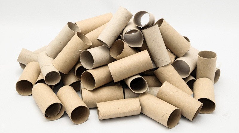 Knutselmateriaal: lege wc-rollen voor creatieve projecten, Ophalen, Gebruikt, Overige thema's, Papier of Karton