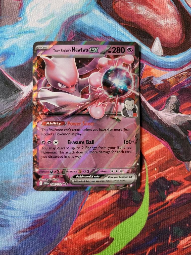 Team Rocket's Mewtwo - Destined Rivals #081/182, Ophalen of Verzenden, Zo goed als nieuw