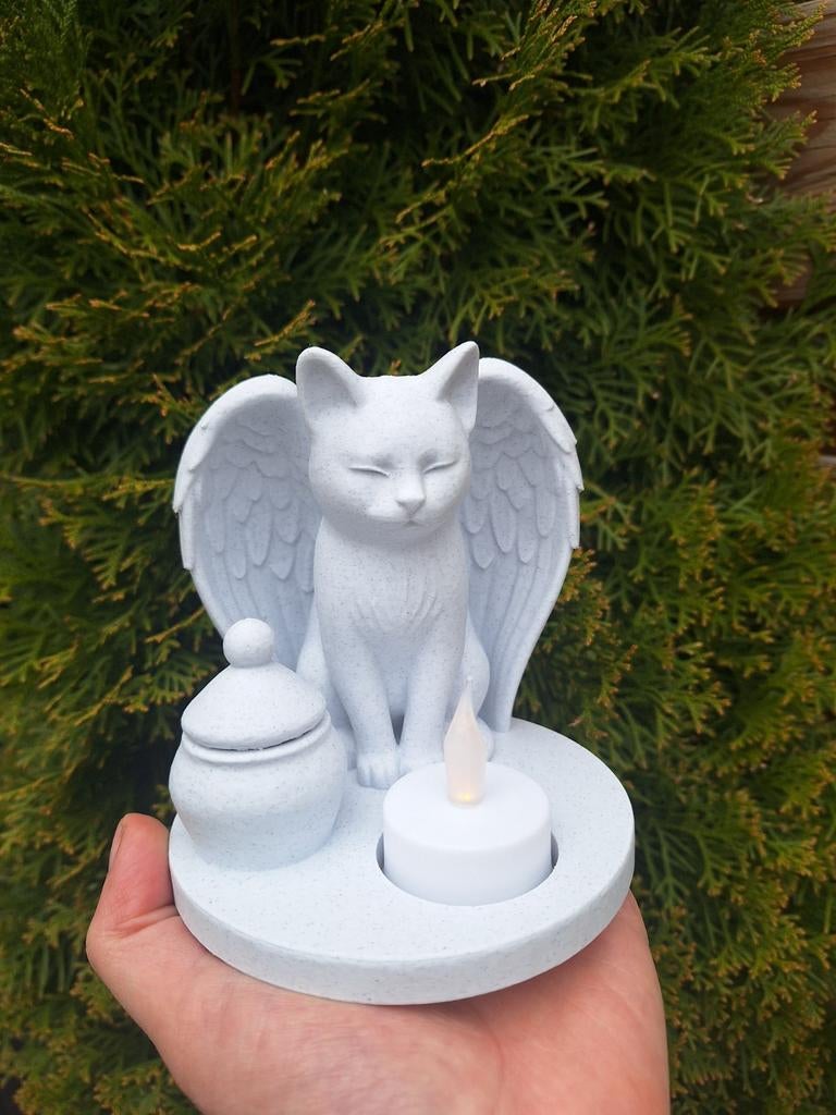 Gedenk beeldje kat / urn kat / memorial beeldje, Dieren en Toebehoren, Ophalen of Verzenden, Nieuw