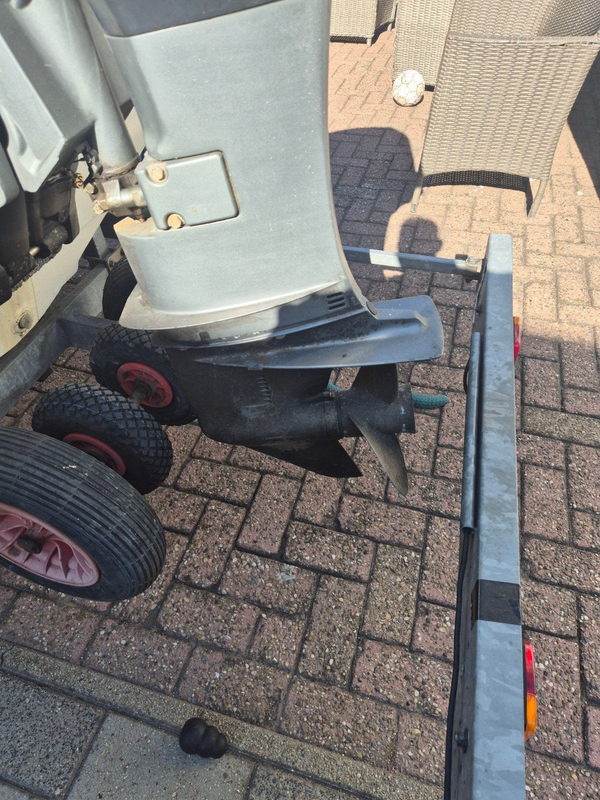 leuke speedboot fletcher  4meter 80 met registratie, Gebruikt, 5 m, Ophalen of Verzenden, 40 pk