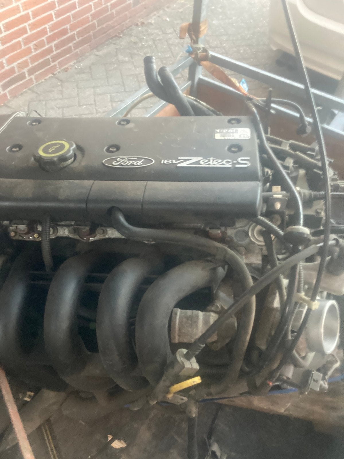 Ford fiesta mk4 1.25 motor zetec., Auto-onderdelen, Motor en Toebehoren, Ophalen, Ford