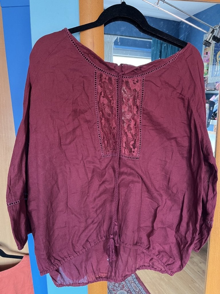 bordeauxrood zomertuniekje Trend One 42/44 nieuw, Verzenden, Maat 42/44 (L), Nieuw, Trend One
