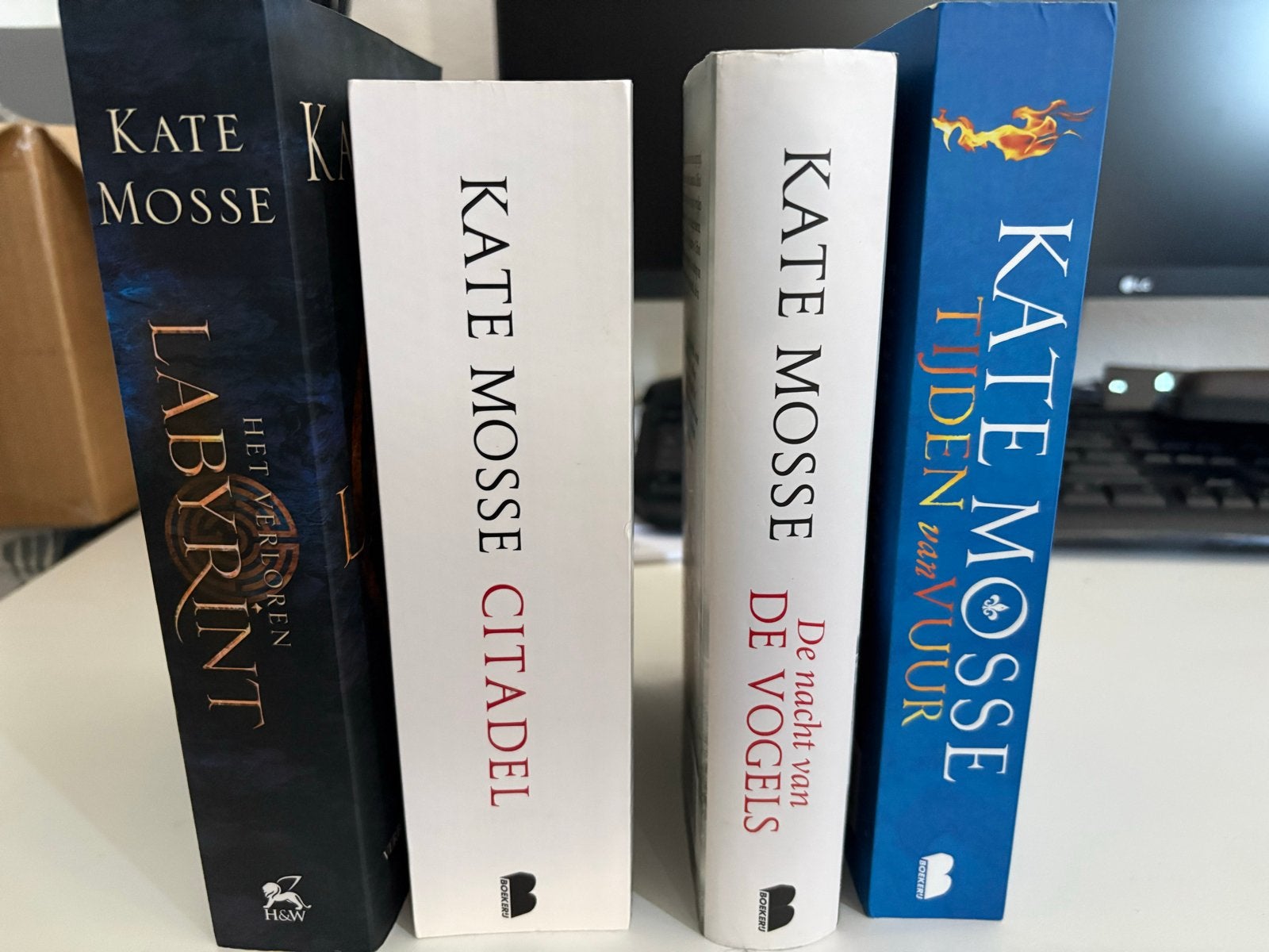 Kate Mosse Boeken: Labyrint, Citadel, De Nacht van de Vogels, Boeken, Ophalen of Verzenden, Zo goed als nieuw, Nederland