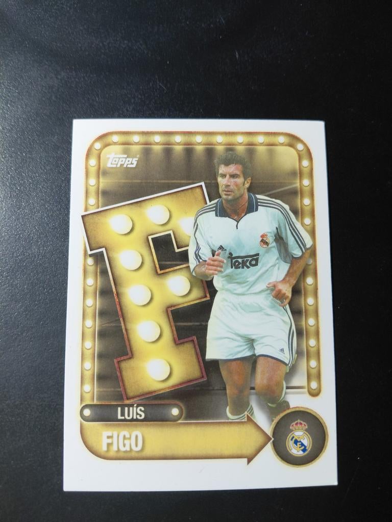 Luis figo (real madrid) team set topps legend, Verzamelen, Sportartikelen en Voetbal, Ophalen of Verzenden, Nieuw, Buitenlandse clubs