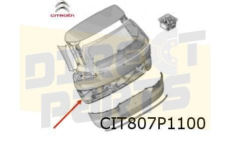 Citroën C4 SpaceTourer achterklep Origineel! 1609347780, -, Nieuw, Ophalen of Verzenden, Achter
