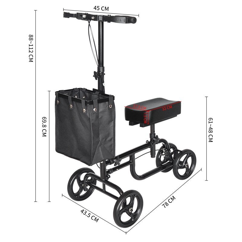 Rollator kniestep knee walker knie-rolsteun, Diversen, Niet ingevuld, Nieuw, Niet ingevuld, Niet ingevuld