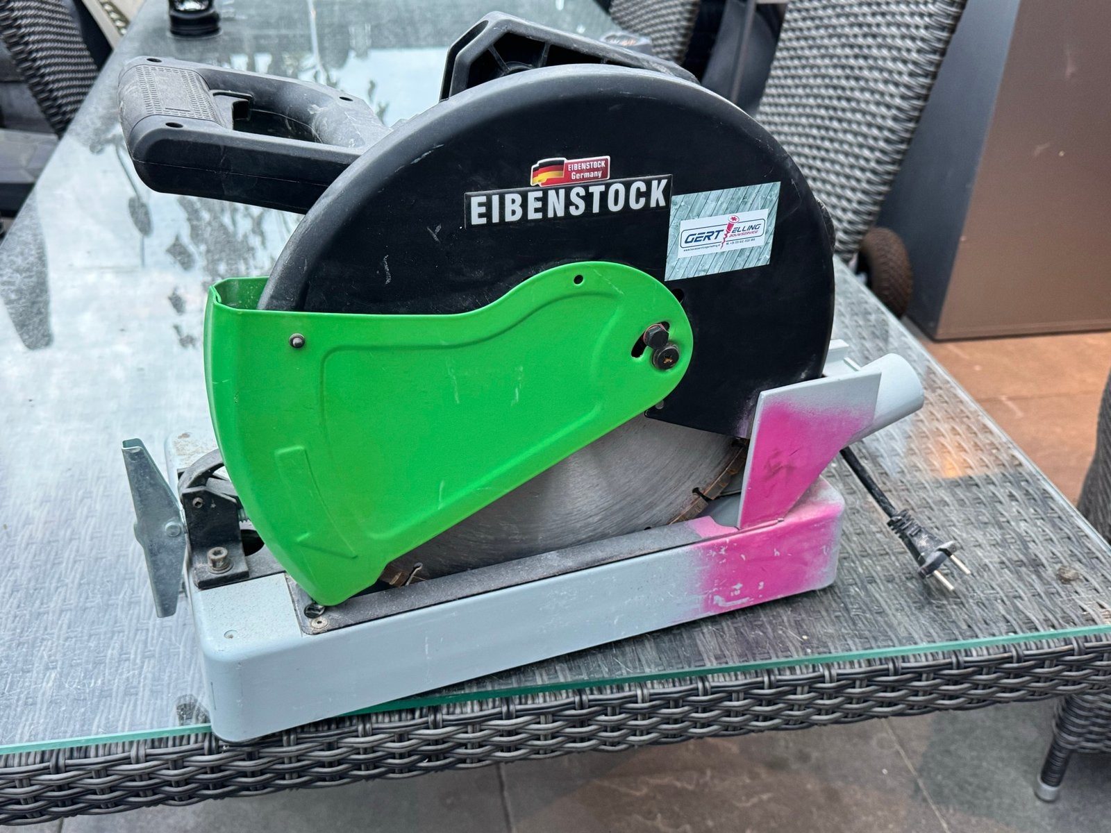 Eibenstock EST 350.2 Afkortzaag - 2400W, Ophalen, Gebruikt, 70 mm of meer, Afkortzaag