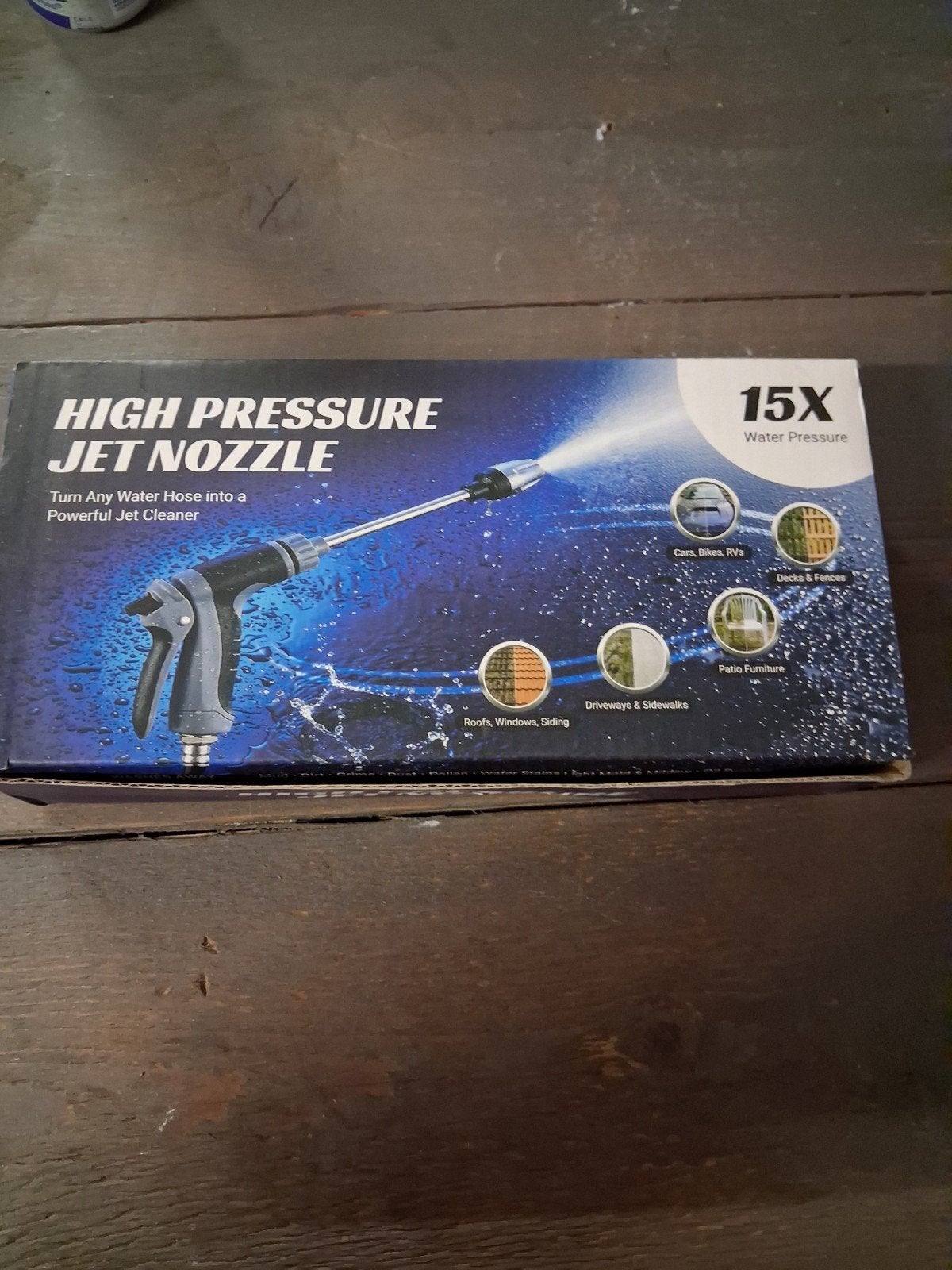 Hogedruk spuitmond voor tuinslang - 15X waterdruk, Onbekend, Nieuw, Ophalen of Verzenden, Elektrisch