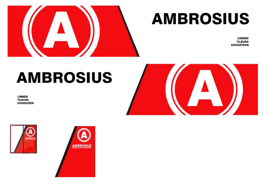 Vrachtauto decal 1:50 Ambrosius Hoogeveen ( type 2 ), Verzenden, Nieuw, Bus of Vrachtwagen, Overige merken