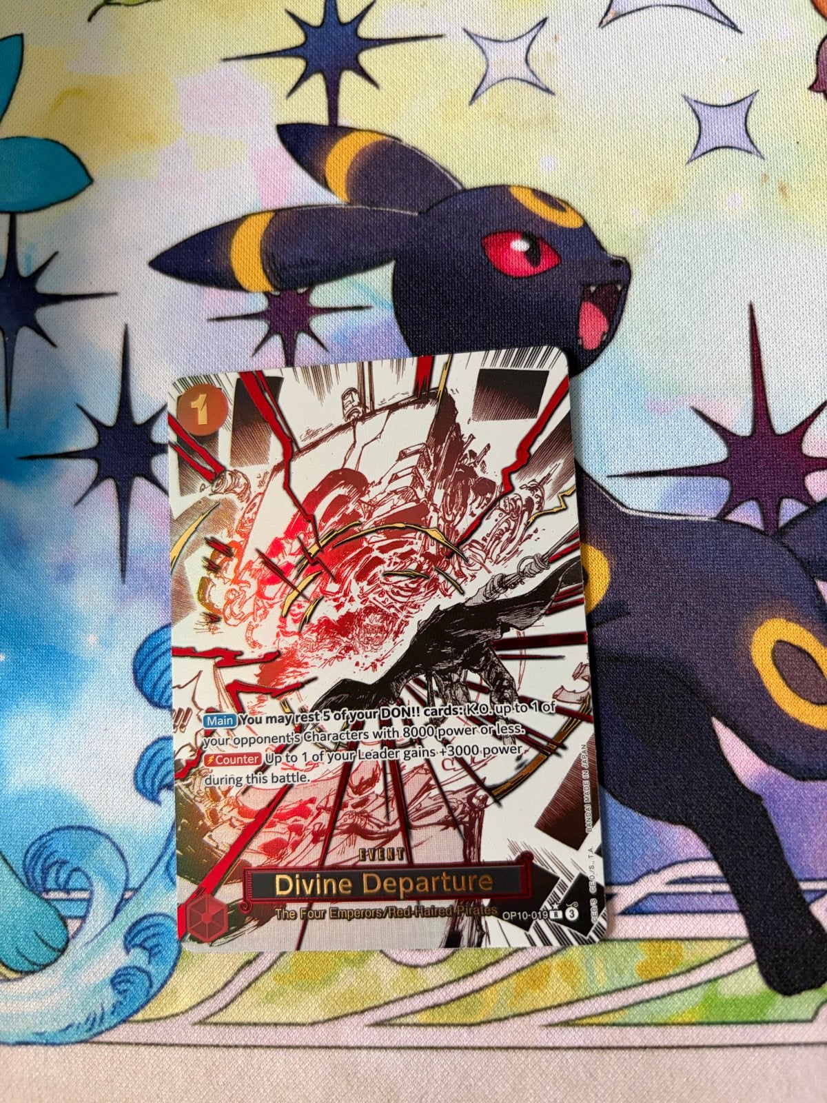 One Piece Card Game - Divine Departure (OP01-113) Event, Ophalen of Verzenden, Zo goed als nieuw, Losse kaart