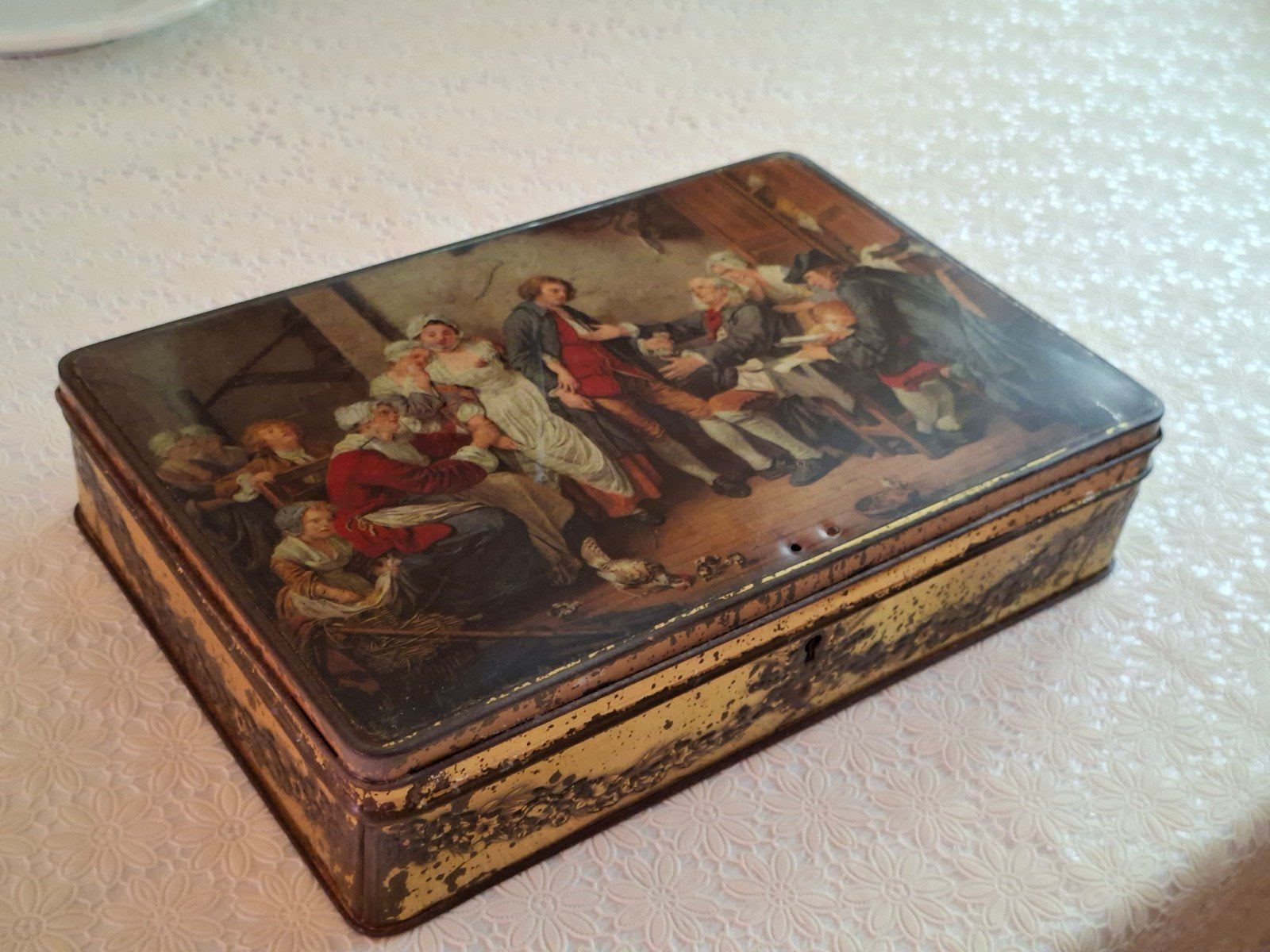 CHOCOLADE SUCHARD JAQUES BLIK, Verzamelen, Ophalen of Verzenden, Gebruikt, Overige, Overige merken