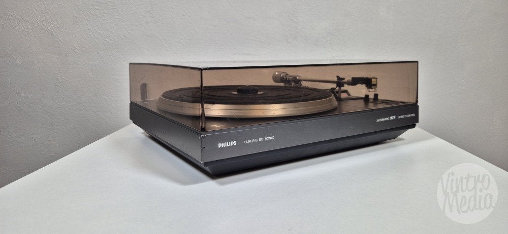 Philips AF 977 Platenspeler | GP412 MKII | Quartz-Lock, Philips, Automatisch, Refurbished, Ophalen of Verzenden