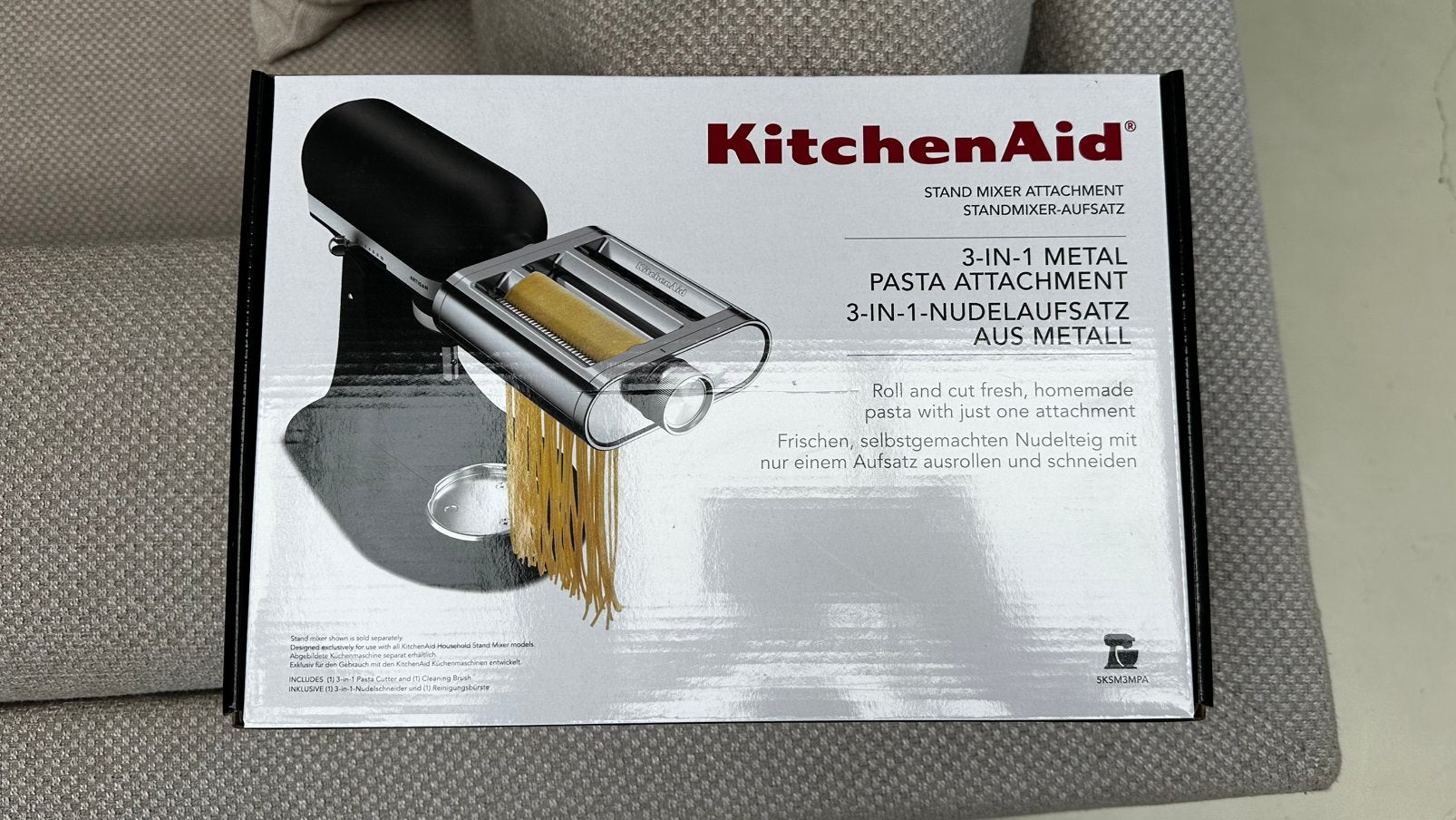KitchenAid 3 in 1 pasta Attachement, Ophalen of Verzenden, Zo goed als nieuw