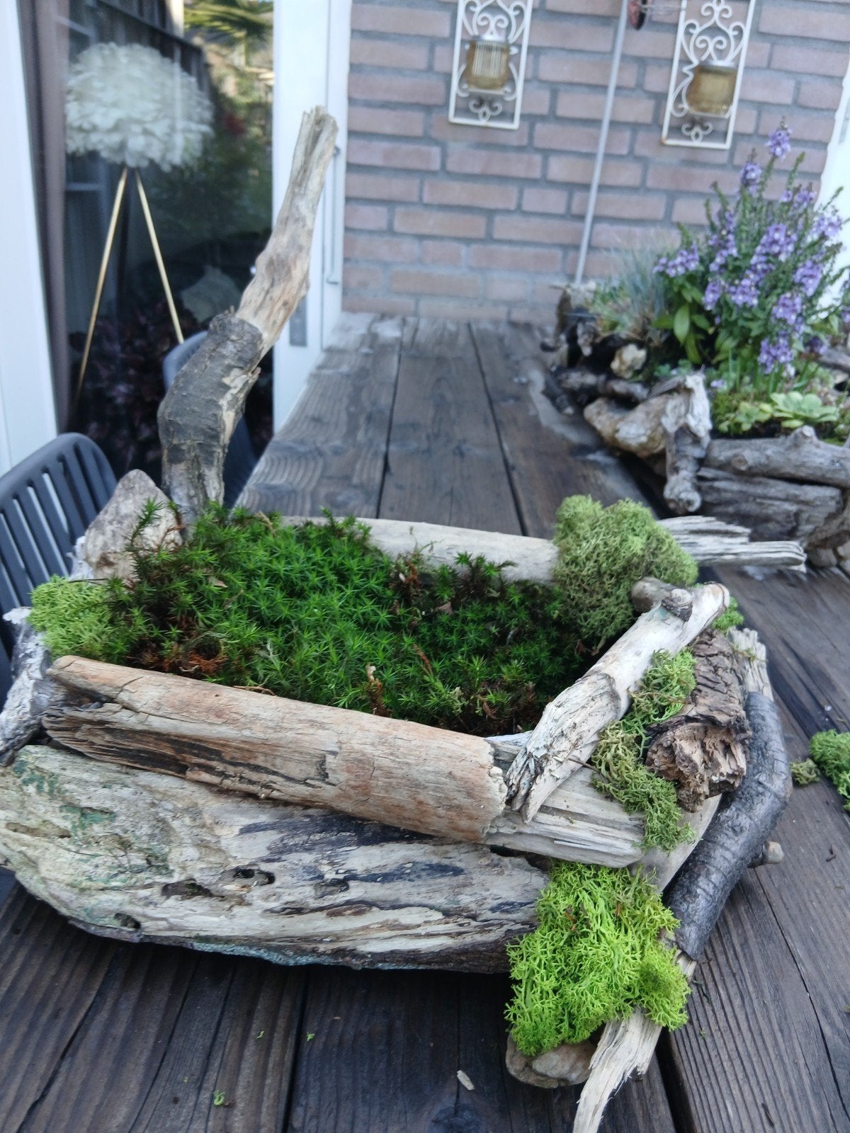 decoratie, Tuin en Terras, Ophalen, Rond, Hout, Minder dan 30 cm