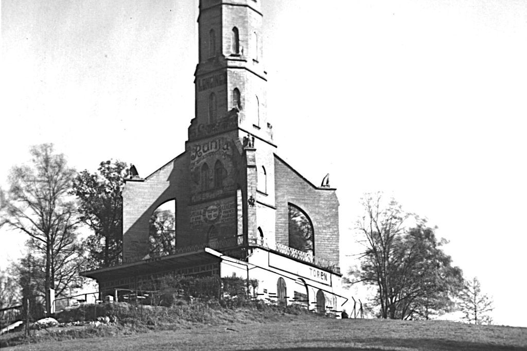 940811	Valkenburg	Uitzichttoren	1946		Onbeschreven, Verzamelen, Ansichtkaarten | Nederland, Ophalen of Verzenden, 1940 tot 1960