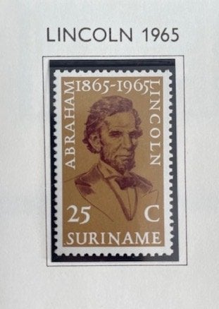 1965 Abraham Lincoln, Postzegels en Munten, Ophalen of Verzenden, Postfris