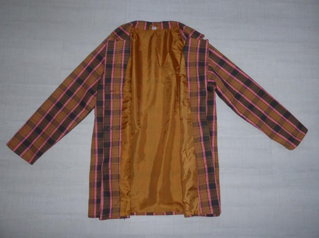 Geruite blazer /tussendoorjas /najaarsjas meisje mt 158/164, Meisje, Ophalen of Verzenden, Zo goed als nieuw, Onbekend
