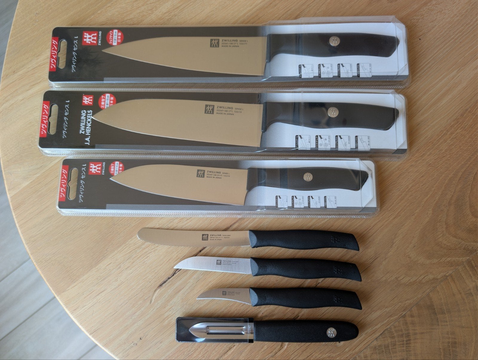 Zwilling KoksMessenset 7-Delig Nieuw!, Nieuw, Ophalen of Verzenden, Rvs of Chroom, Vaatwasserbestendig