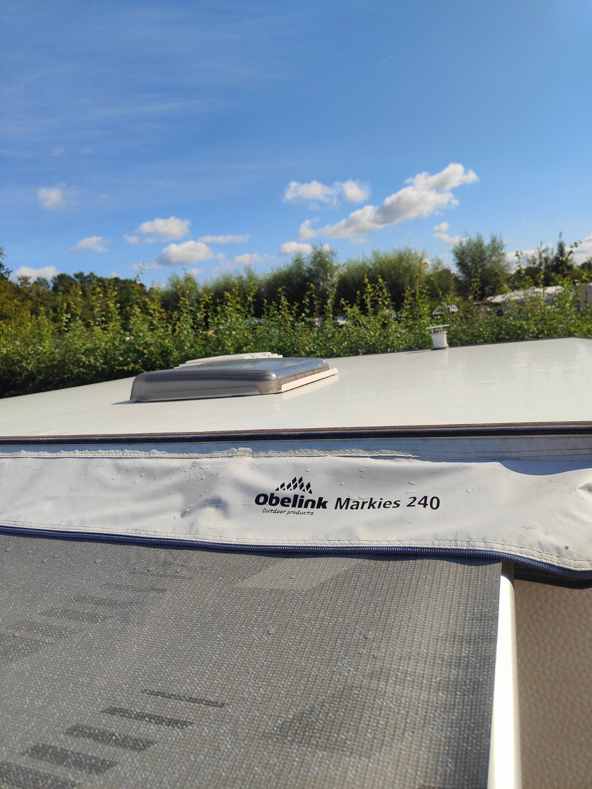 Obelink Markies 240 zakluifel voor caravan, Caravans en Kamperen, Caravan accessoires, Ophalen, Zo goed als nieuw