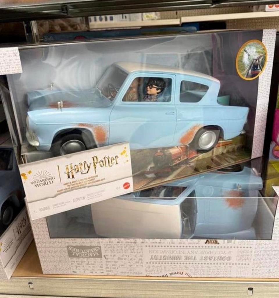 Harry Potter & Ron Flying Car Adventure Vliegende auto NIEUW, Verzamelen, Harry Potter, Nieuw, Ophalen of Verzenden, Actiefiguurtje