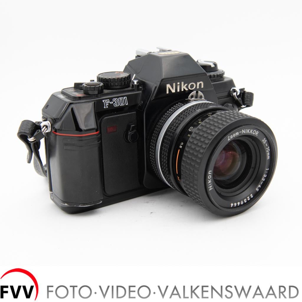 Nikon F-301 +35-70 mm f/ 3.3-4.5, Gebruikt, Spiegelreflex, Ophalen of Verzenden, Xxx