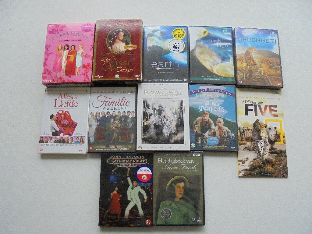 dvd films verschillende soorten, Alle leeftijden, Ophalen of Verzenden, Zo goed als nieuw, Overige gebieden