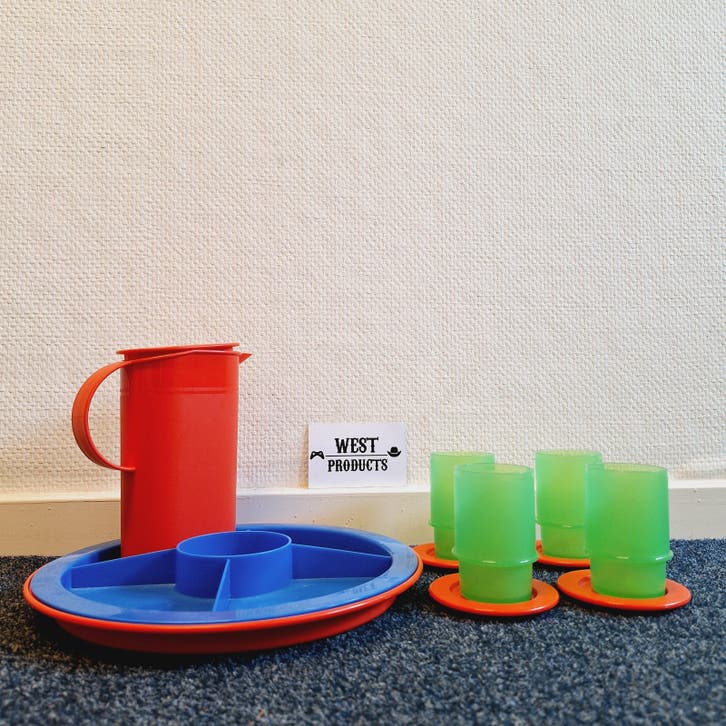 Vintage Tupperware Kinderservies Set