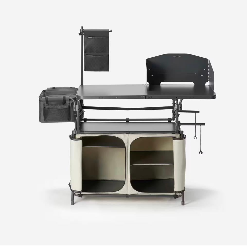 Decathlon Camping Keukenmeubel met wasbak campingkast, Ophalen, Zo goed als nieuw, Campingkast