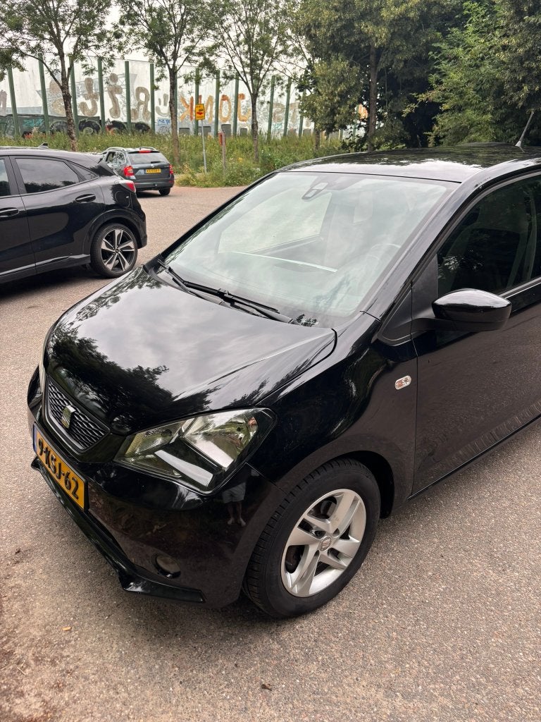 Seat Mii 1.0 44KW 2013 Zwart Chill out, Auto's, Seat, Voorwielaandrijving, Stof, Euro 6, 840 kg