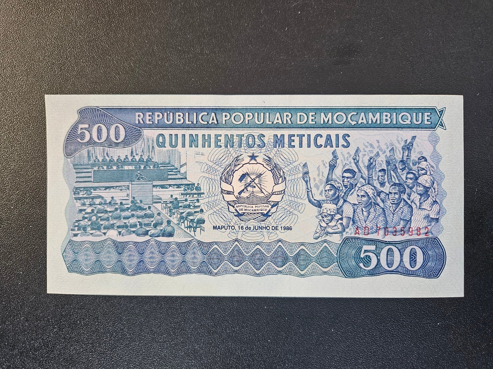 Mozambique pick 131b 1986 UNC, Postzegels en Munten, Verzenden, Overige landen, Los biljet