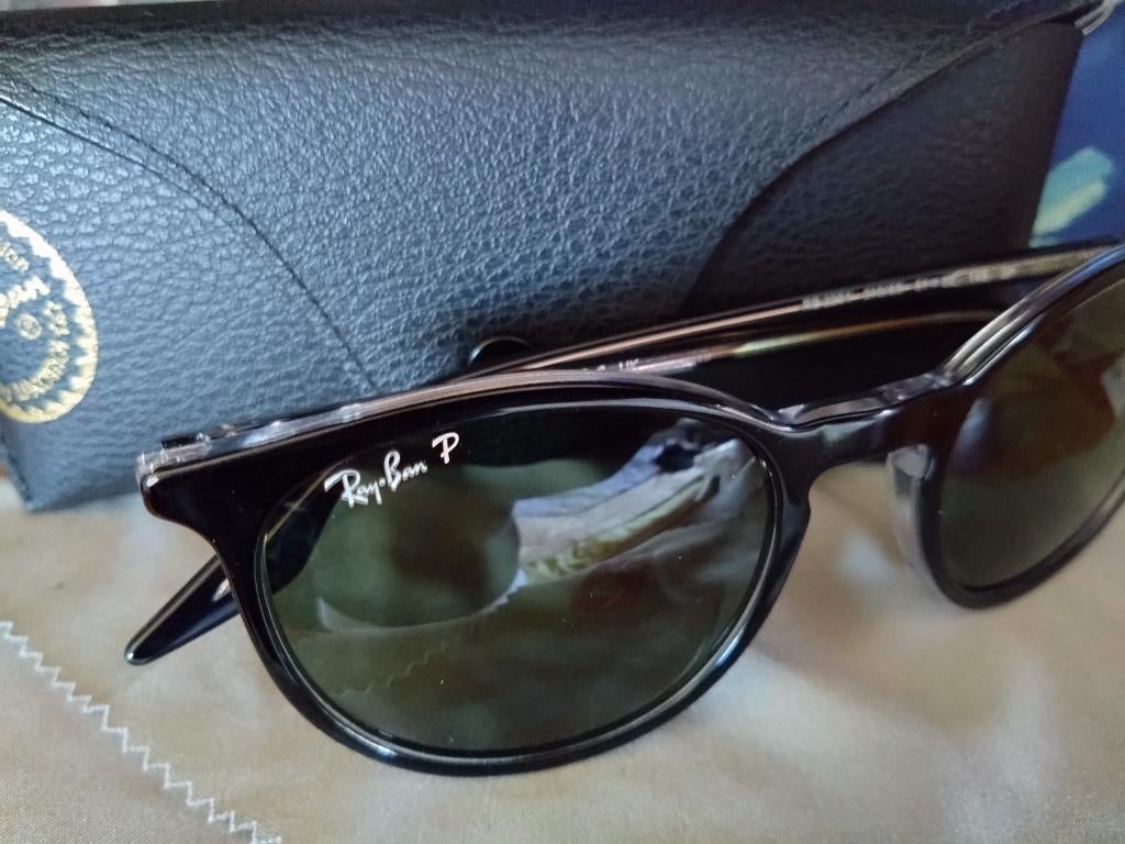 Ray ban zonnebril, Zonnebril, Verzenden, Zwart, Nieuw